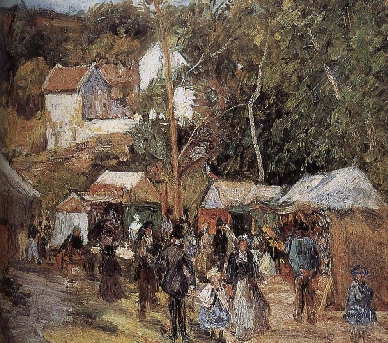 Metaponto market near Watts, Camille Pissarro